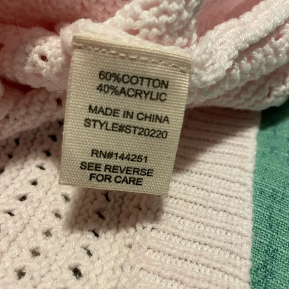 Pink summer knit cardigan - Picture 4 of 5